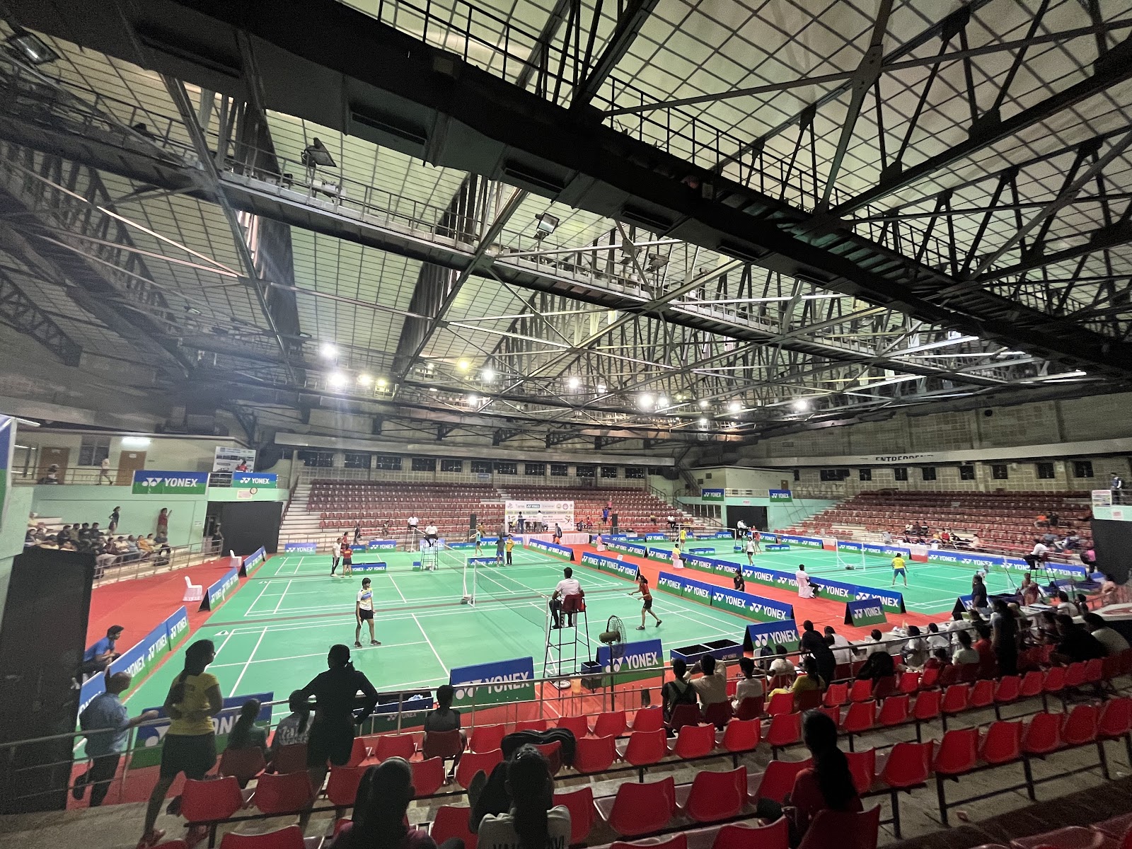 Interior of Swarna Bharathi Indoor Stadium, Visakhapatnam